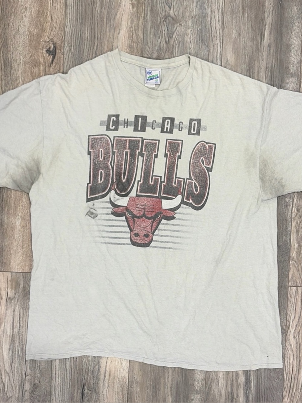 Vintage Chicago Bulls Graphic T-Shirt '47 Brand 2XL